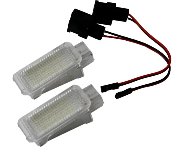 2x LED SMD Modul Türenbeleuchtung für Audi VW Einstiegsbeleuchtung CAN-Bus A564