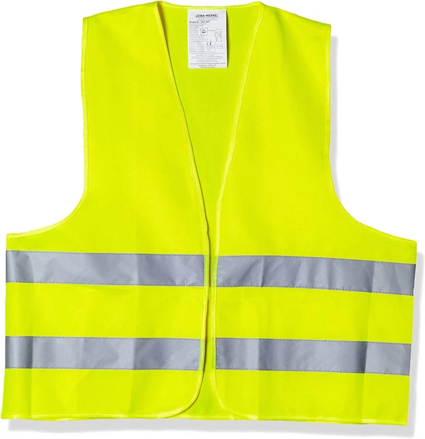 13101 Panne Gilet Giallo Poliestere in Sacchetto,