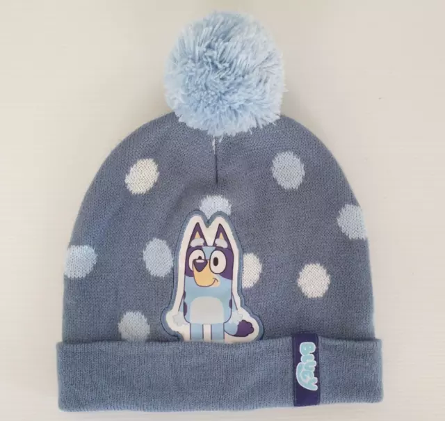 Bluey Kids Childs Beanie Hat Warm Size S Small 2018