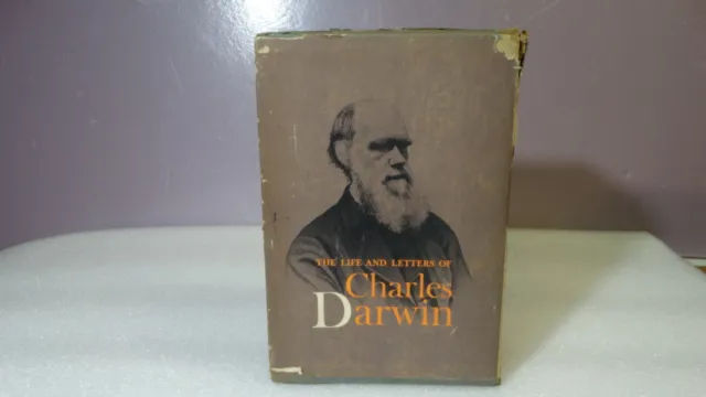 2 Volumes Set-The Life And Letters Of Charles Darwin-1959