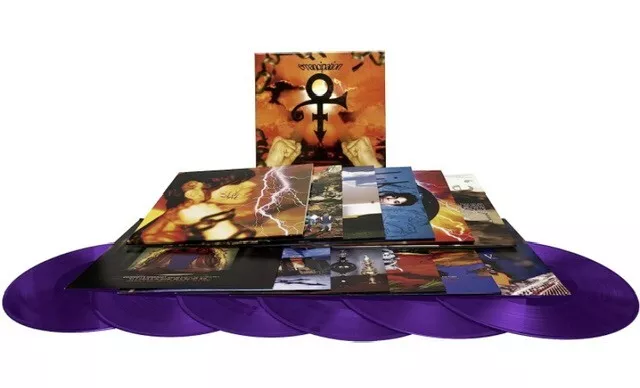 PRINCE The Artist Emancipation 6 LP Vinyles Violet Purple Box Set NEUF