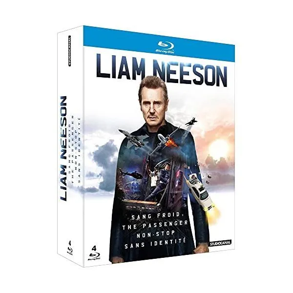 Blu-ray - Liam Neeson-Coffret : Sang Froid + The Passenger + Non-Stop + sans ide