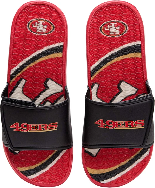 Men'S NFL Team Logo Athletic Sport Shower Flip Flop Sandals Gel Slides