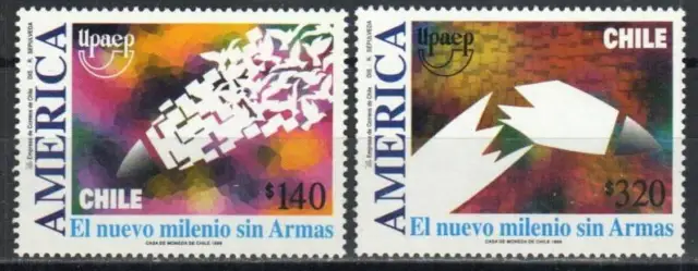 Chile Stamp 1304-1305  - America Issue,   Millenium