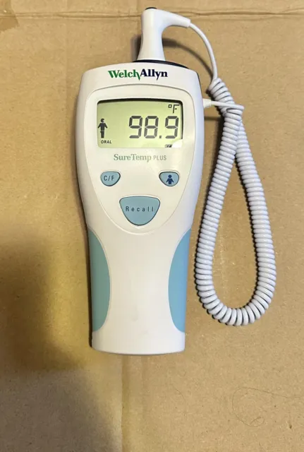 Welch Allyn SureTemp Plus 690 Thermometer 01690-410 Oral Probe Free Shipping US