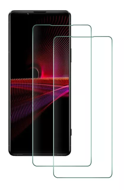 2X Sony Xperia 1 iii Panzerfolie Echt 9H Tempered Glass HD Display Schutz Glas