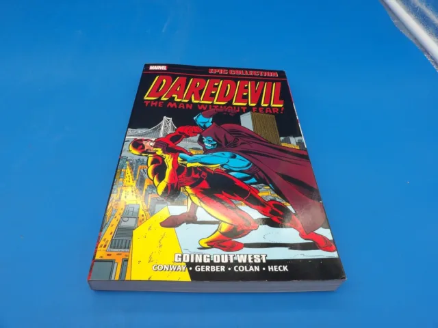 epic collection tpb marvel daredevil going out west conway rare 9.0-9.2 !