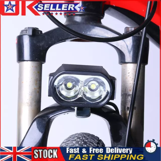 Electric Bicycle Front Light 36V 48V 60V E-Bike Headlight Cycling Accessories