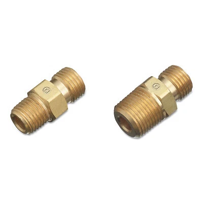 Regulator Outlet Bushing, 200 Psi, Brass, D-Size, 1/2 in (Npt) Rh, Male, Oxygen