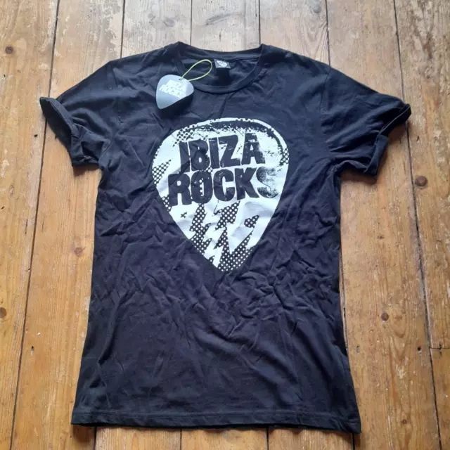 Bnwt Ibiza Rocks Hotel T-Shirt - Medium M - Black - Ibiza Club Posters - Dj