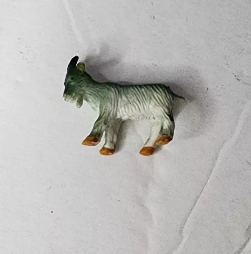 Billy Goat Farm Barn Animal Mini Figure Baby Set Tan Light Brown Toy