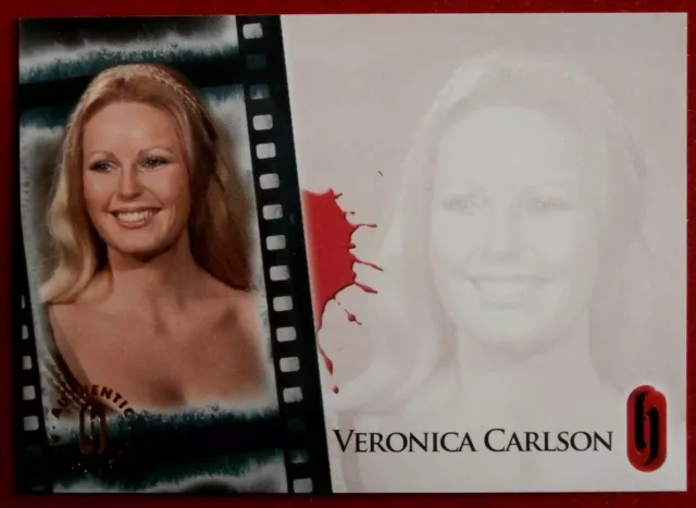 Hammer Horror Series 1 - VERONICA CARLSON - UNSIGNED Autograph Card HA8 - 2007