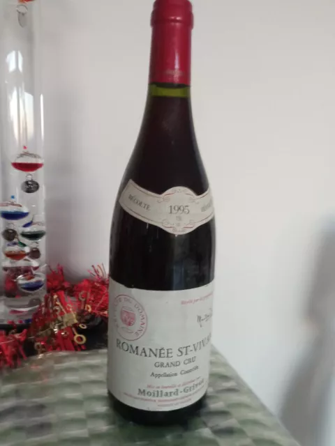 Romanée saint vivant 1995 de chez moillard