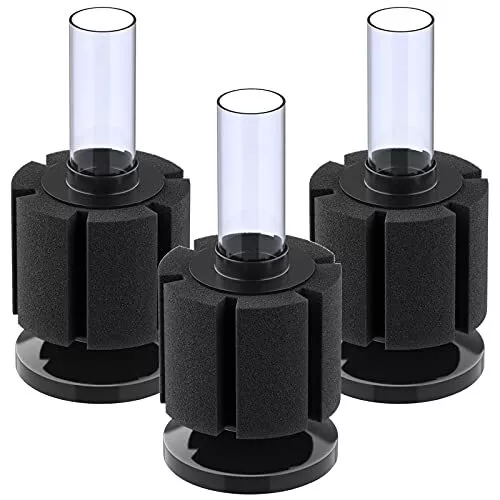 Aquarium Nano Bio Sponge Foam Filter for Fish Tank up to 10-60 Gallon，3 Pack