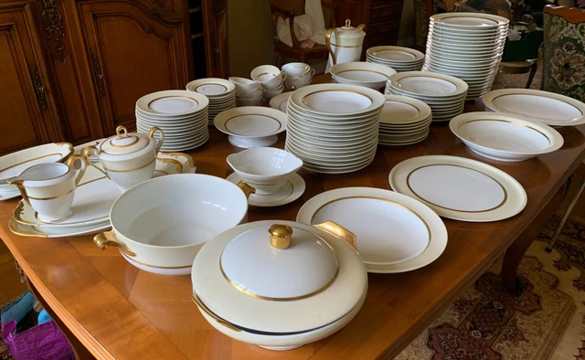 service de table en porcelaine de limoges
