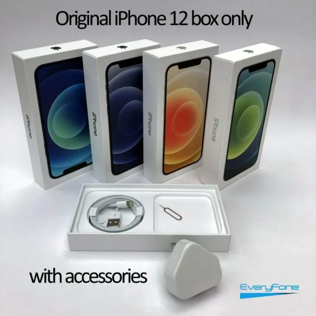 Original iPhone 12 box with Accessories 64GB 128GB 258GB