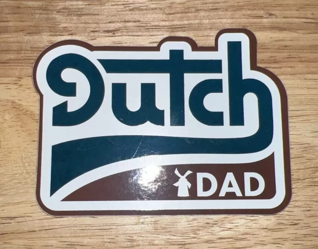DUTCH BROS DUTCH DAD Sticker Coffee Collectible Fathers Day Daddy 7.00