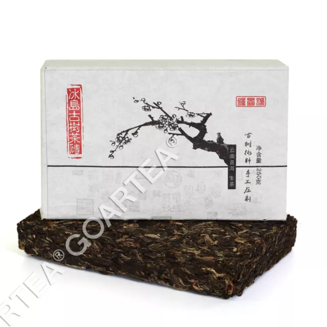 2011 Year 250g Yunnan Mengku Iceland Ancient Tree Pu'er Puer puerh Raw Brick Tea