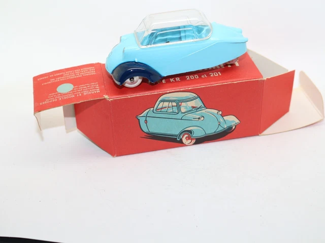 VOITURE MINIATURE MESSERSCHMITT Moto Car Auto Scooter Kr200 1955 Quiralu EUR 22,99 - FR