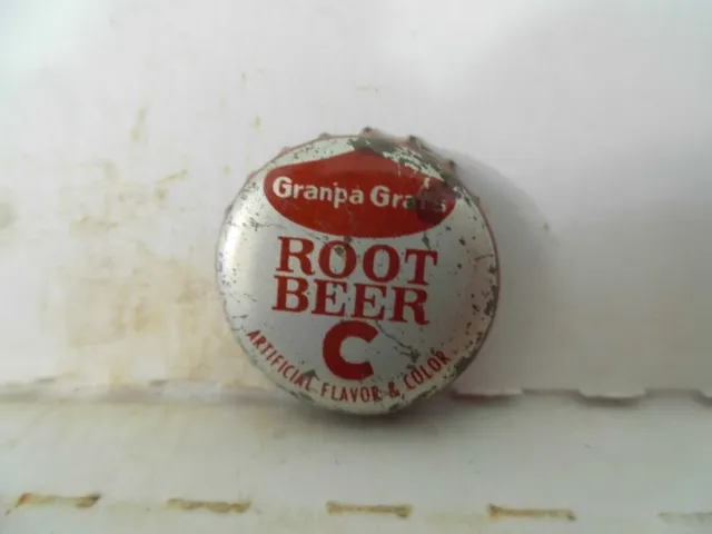 Grampa's Graf Root Beer Cork Lined Bottle Cap/Crown~#540