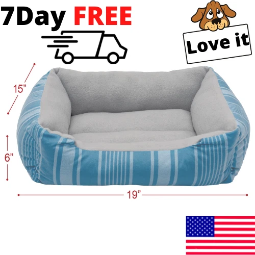 Orthopedic Pet Calming Bed Soft Warm Dog cat Nest House Small Large Washable Mat