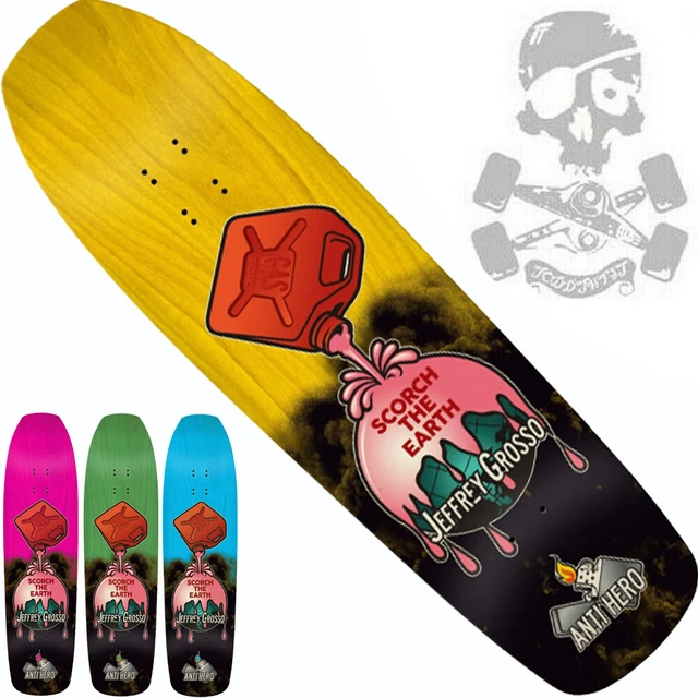 新品希少ANTIHERO JEFF GROSSO SCORCHTHEEARTH Anti-Hero Scorch the Earth Jeff Grosso 9.25
