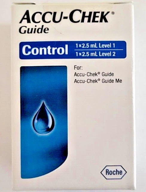 Solución de control de glucosa en sangre Accu-Chek Guide [Nivel 1 y Nivel 2]