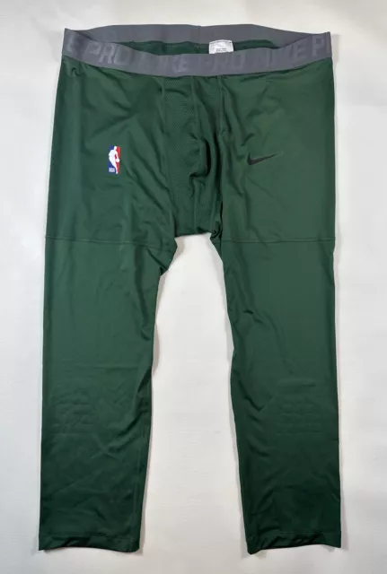 NIKE PRO 3/4 COMPRESSION BASKETBALL TIGHTS NBA TEAM ISSUE PE
