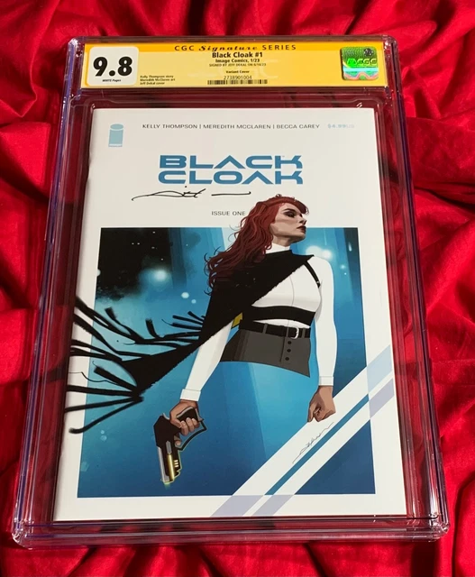 W@W~CGC SS 9.8~Black Cloak #1~1st Print A~SIGNED by Jeff Dekal~Image Comics~1004