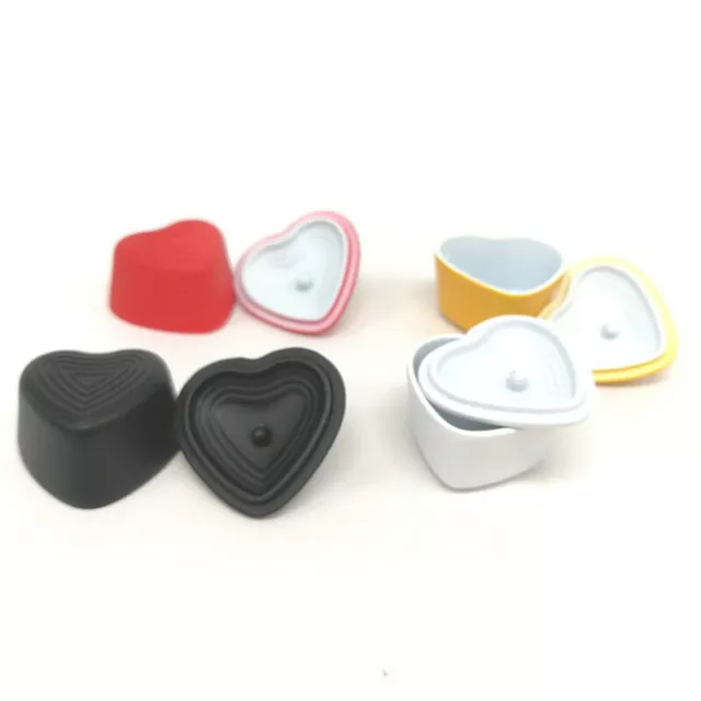 Dollhouse 1:12 Scale Miniatures Heart-shaped Cookie Box Metal Kitchen Accessory