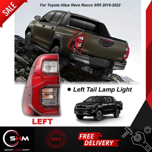 Left Tail Passenger Lamp Lights  LEDs For Toyota Hilux Revo Rocco Pickup 2020-21