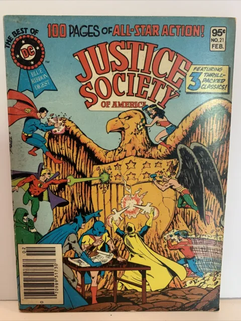 Best of DC Blue Ribbon Digest #21 Justice Society of America, 1982