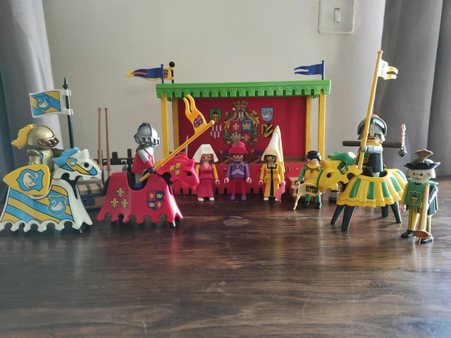 PLAYMOBIL LOT PERSONNAGES Moyen Age Chevaliers Etc EUR 25,00 - FR