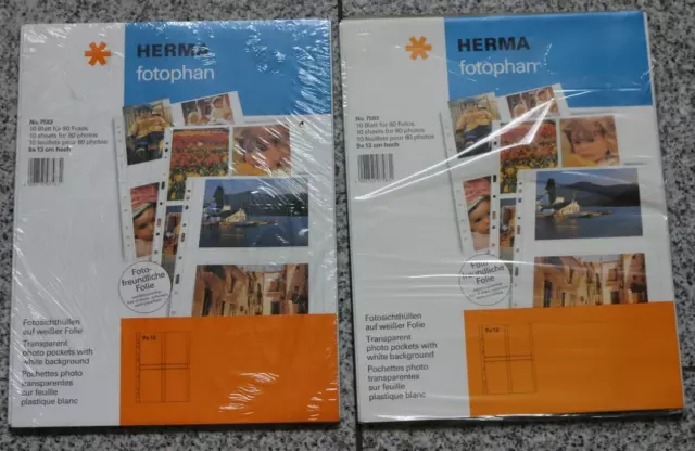 Herma fotophan - no. 7583 - 9x13 cm hoch - 19 Blatt für 152 Fotos - Neuware