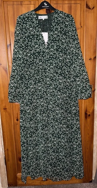 chinese dress ladies Zara Bohemian Paisley Maxi Dress, XS  reclothe