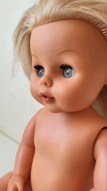 ANCIENNE POUPÉE TINNIE Blonde yeux bleu année 80 EUR 24,90 - FR