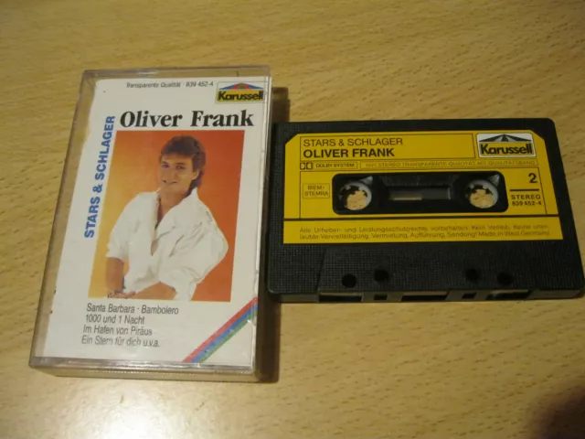 MC Oliver Frank Stars & Schlager Tape Karussell 839 452-4  Musikkassette