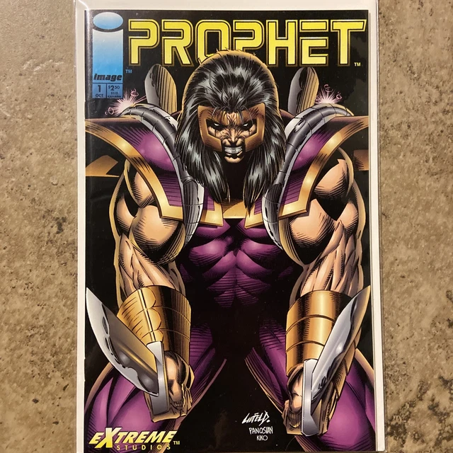 Prophet 1 1St Solo Series Gold Foil Rob Liefeld 1993 Image Comics Vf+/Nm Variant