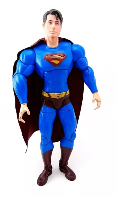 Superman Returns Action Figure Mattel Movie Hyperposeable SUPERMAN 14  Deluxe