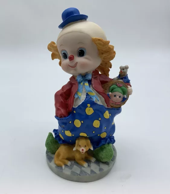 Salvadanaio Monete Bambino Clown In Ceramica Bomboniera Porta Monete