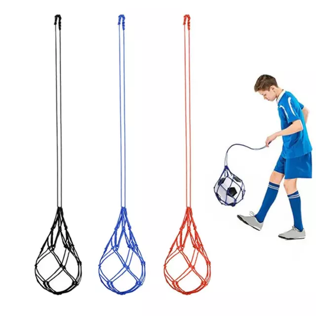 Football Kick Trainer Training Aid Soccer Ball Net KICKER Juggling Trainer for