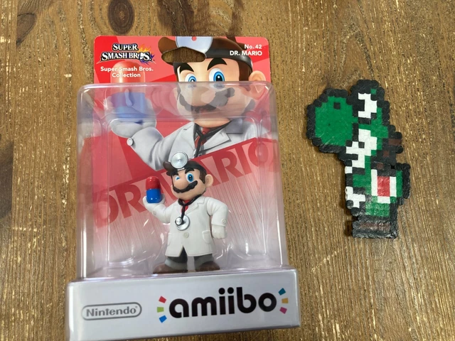 amiibo no.15 luigi (super smash bros) euro (neuf - brand new