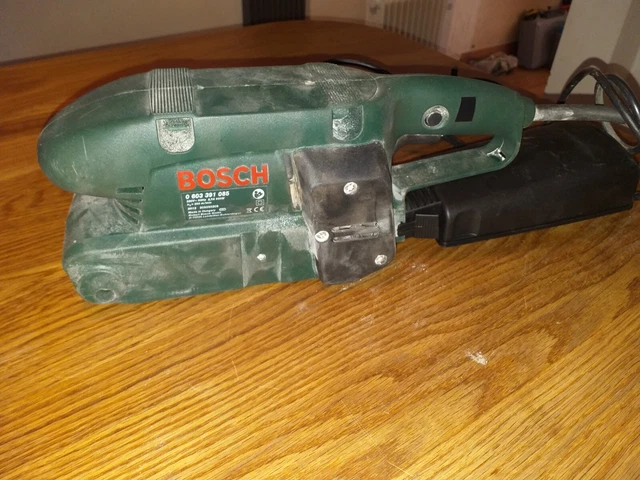 Bosch Belt Sander PBS 7 A 600w 240v Corded + Assorted Belts + New Dust Collector