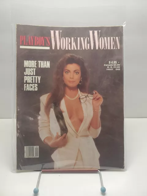 Vintage Playboy's WORKING WOMEN 1988  Magazine