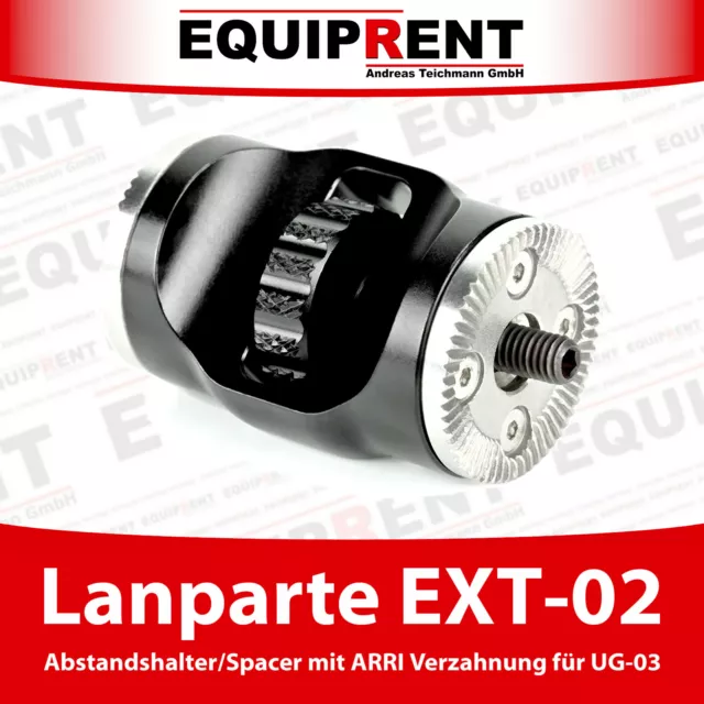 Lanparte EXT-02 Écarteur / Spacer, M6 Fil Rosette Compatible Avec Arri