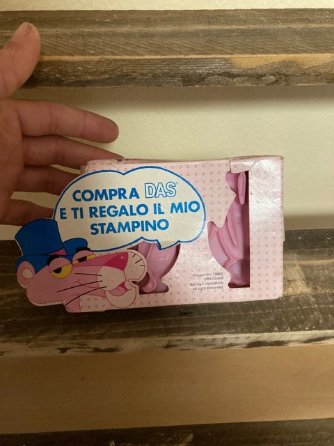 Vintage Pink Panther Pantera Rosa Play Das Stampino 1984 Anni 80
