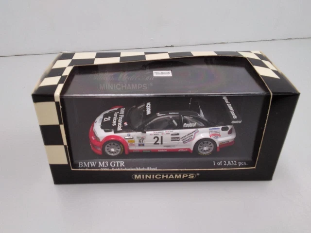 Mini Alms Instrument MINICHAMPS 1/43 BMW M3Gtr Alms Dtna 04 Minicar £64.00 - PicClick UK