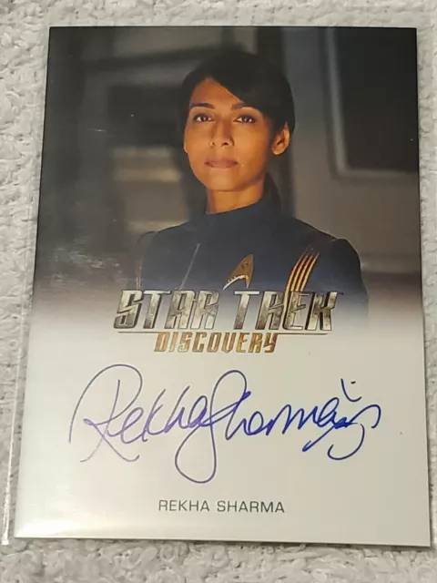 Rekha Sharma  2018 Star Trek Discovery Auto Autograph Signed Full Bleed Card
