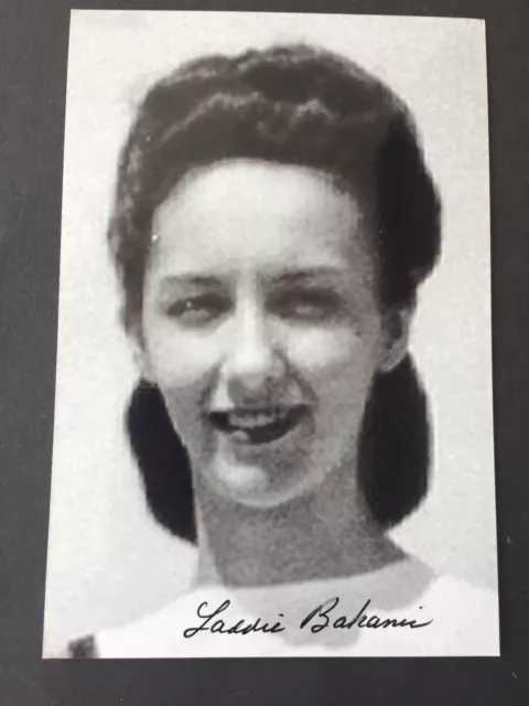 LADISLAWA BAKANIC Olympia 1948/3. Turnen signed Foto 10x15 Autogramm
