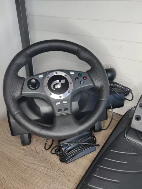 LOGITECH DRIVING FORCE Pro GT E-UJ11 Steering Wheel Shifter & Pedals PC PS2  PS3 $65.00 - PicClick